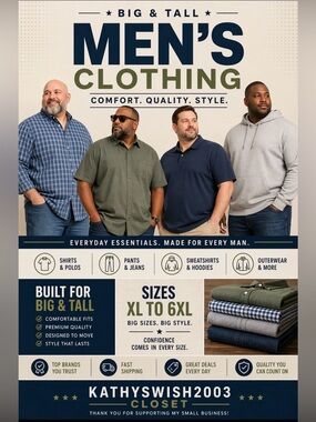 Plus Size Men's Clothing